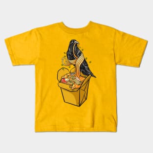 Crow Ramen Kids T-Shirt